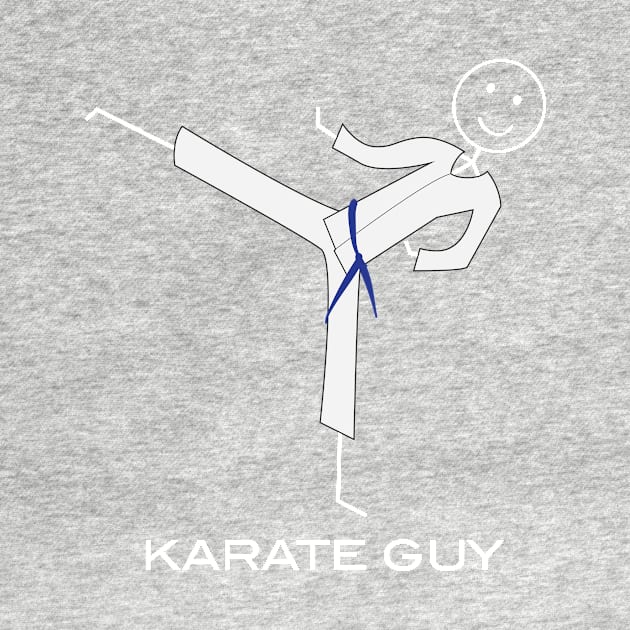 Funny Mens Blue Belt Karate by whyitsme